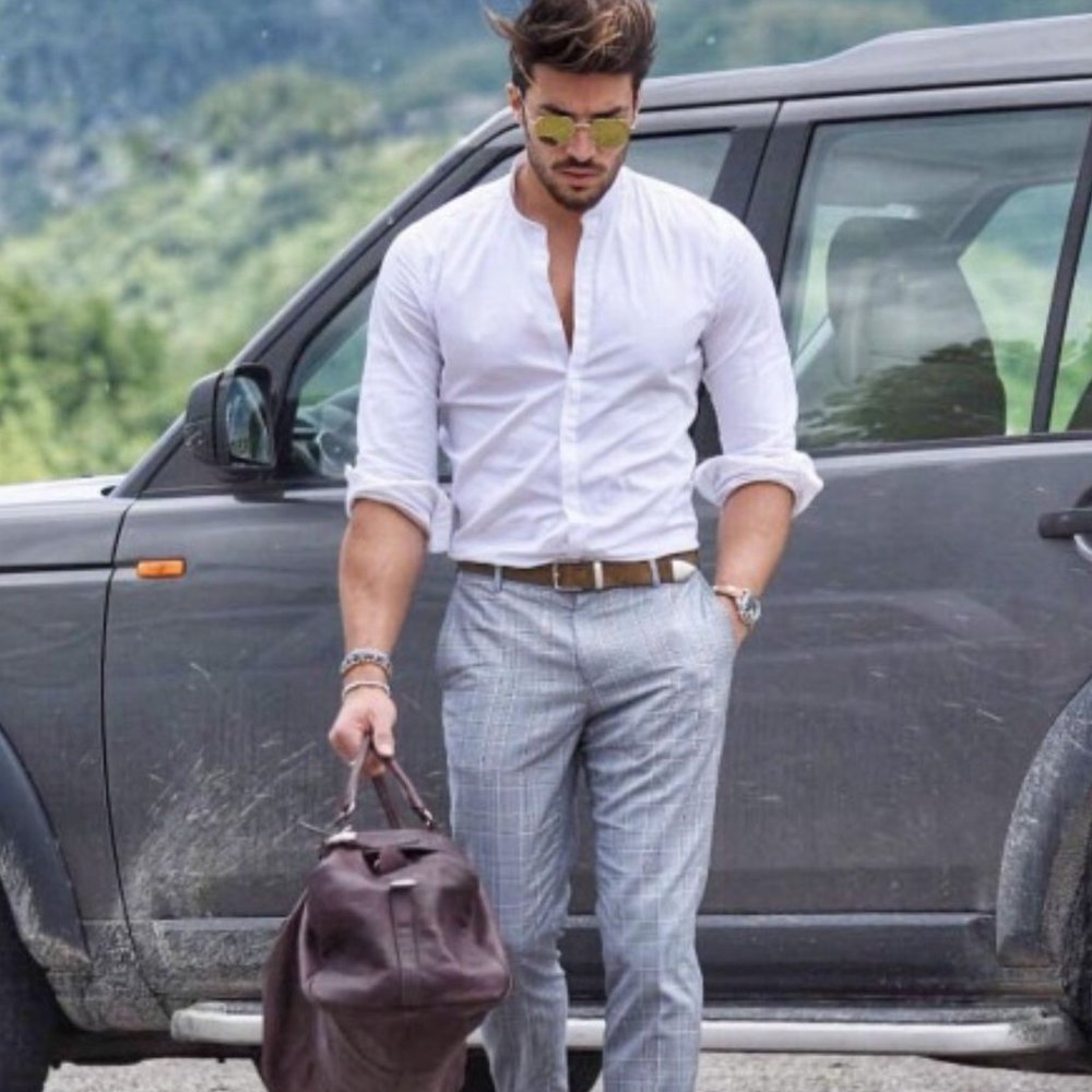 💥{Men} Drykorn for BP - Pinstripe Dress Shirt